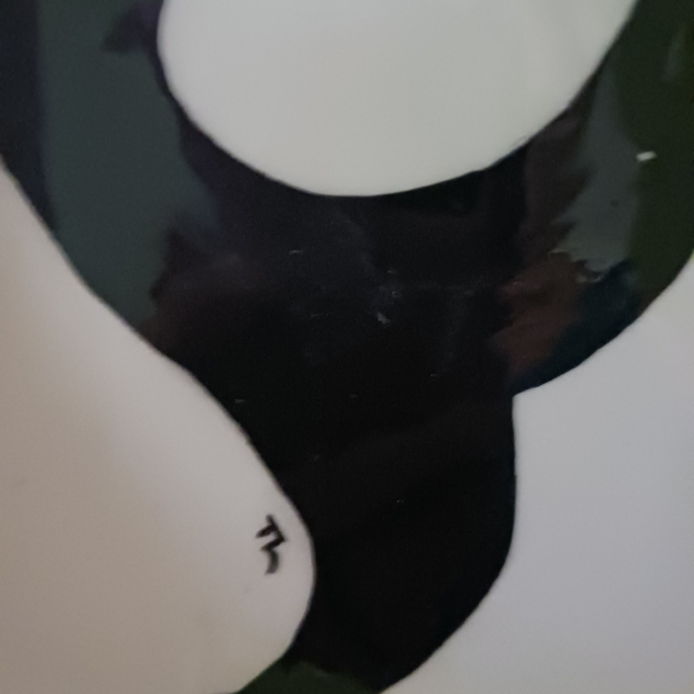 Alaskan Art Pottery Platter Handpainted Fish Salmon - Picture 3 of 4